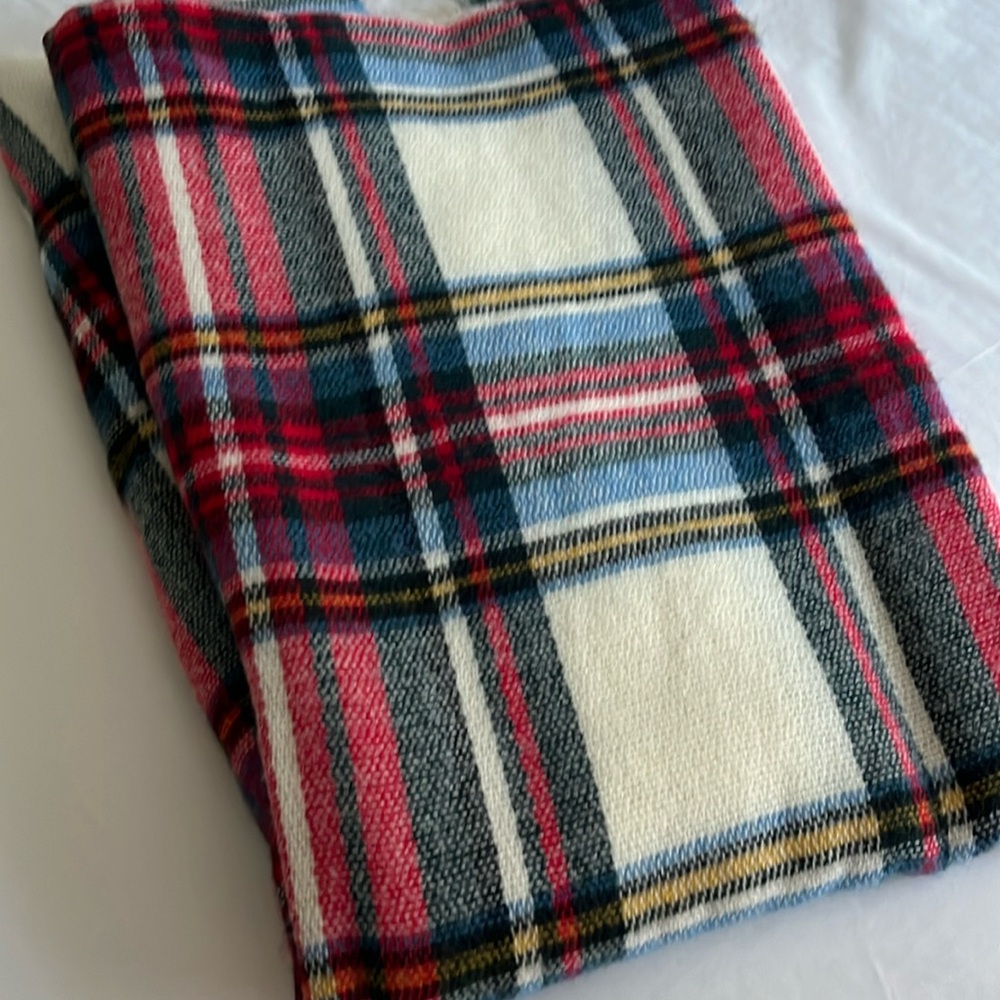 Plaid Blanket Scarf